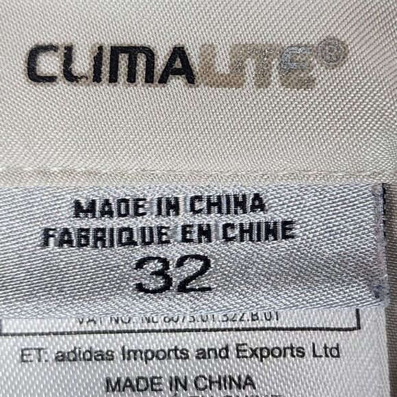 Adidas Climalite Golf Shorts Men’s Size 32 Beige Tan Performance Activewear - Picture 11 of 14